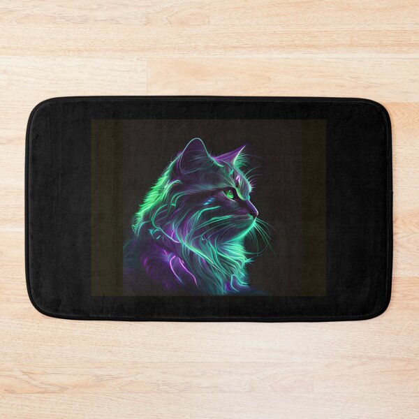 Item preview, Neon cat designed and sold by Alifoxs.