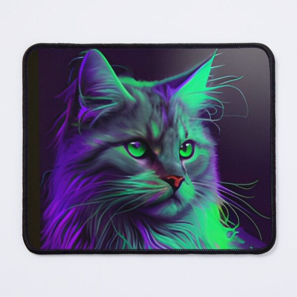 Item preview, Neon cat designed and sold by Alifoxs.