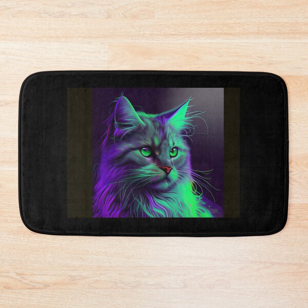 Item preview, Neon cat designed and sold by Alifoxs.