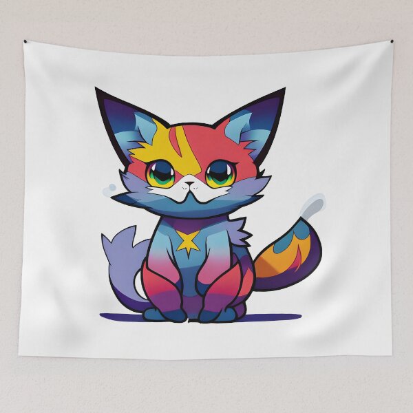 Item preview, Fantasy Fox Sticker designed and sold by MudbloodStore.