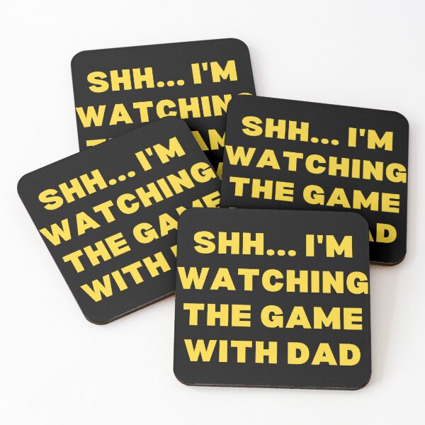 Item preview, Shh... I'm watching the game with dad designed and sold by Shop801.