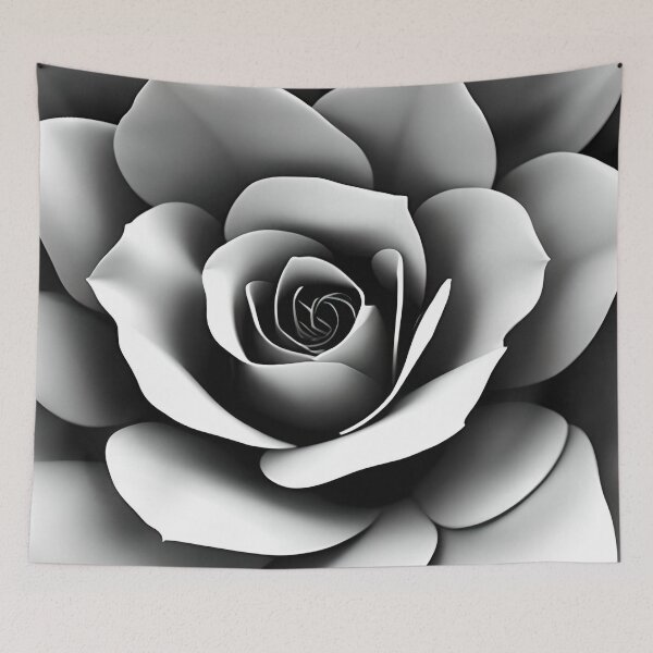 Item preview, The Black and White Rose designed and sold by Rui Fernandes.