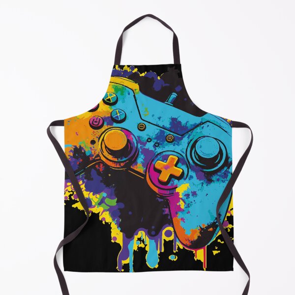 Item preview, Colorful gaming controller designed and sold by HBWOLFARTS.