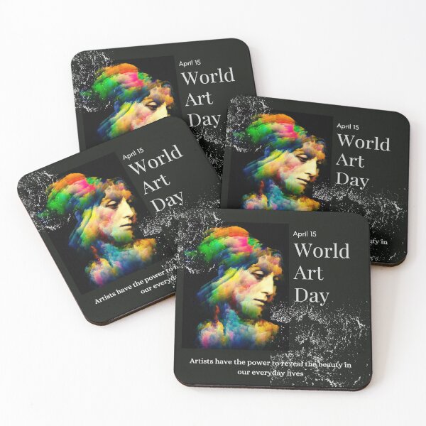 Item preview, Happy World Art Day - Artists have the power to reveal the beauty in our everyday lives designed and sold by aywchen.