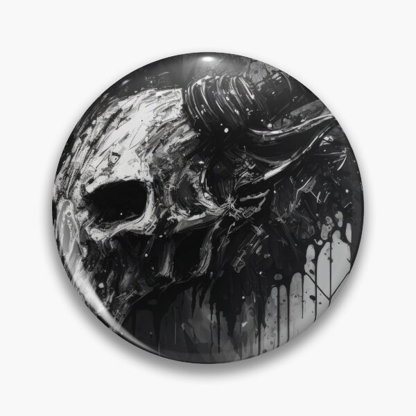 Item preview, Evil Bull skull, dripping Ink Drawing designed and sold by ArtificialEye.