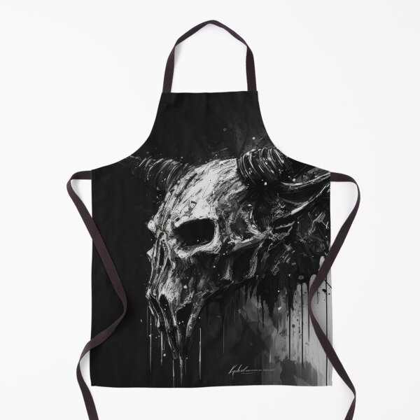 Item preview, Evil Bull skull, dripping Ink Drawing designed and sold by ArtificialEye.