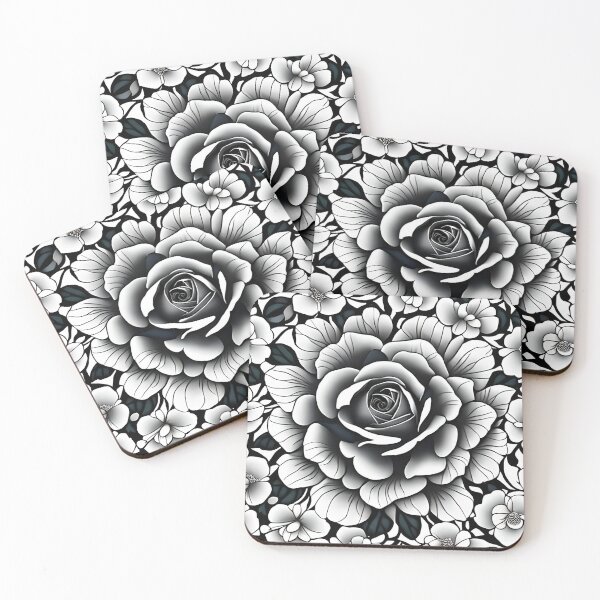 Item preview, Simplicity in Monochrome: The Black and White Rose designed and sold by Rui Fernandes.