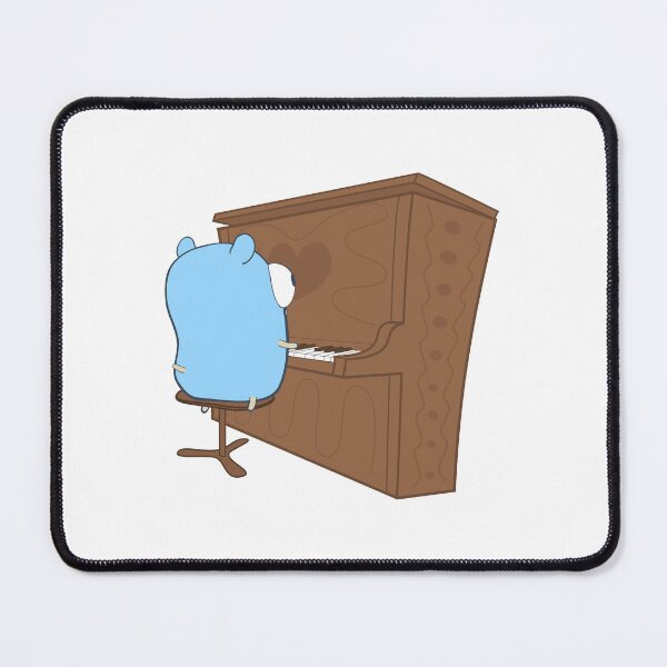 Item preview, The Golang Gopher: Piano Party designed and sold by hellkni9ht.