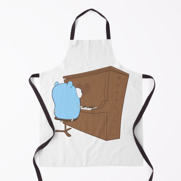 Item preview, The Golang Gopher: Piano Party designed and sold by hellkni9ht.