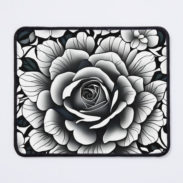 Item preview, Simplicity in Monochrome: The Black and White Rose designed and sold by Rui Fernandes.