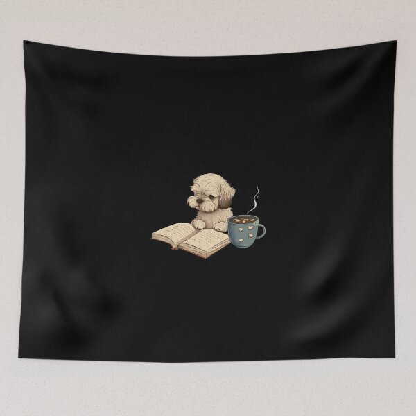Item preview, Books And Coffee And Dog designed and sold by Imwa.