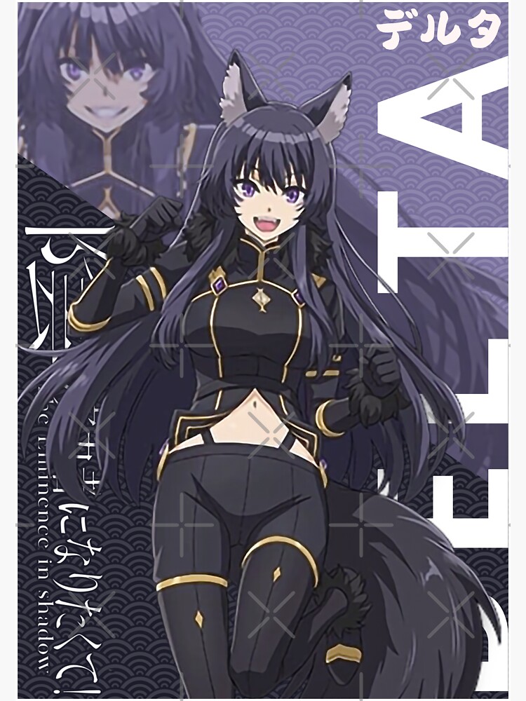 Anime The Eminence In Shadow Delta Cosplay Costume Sara Shadow