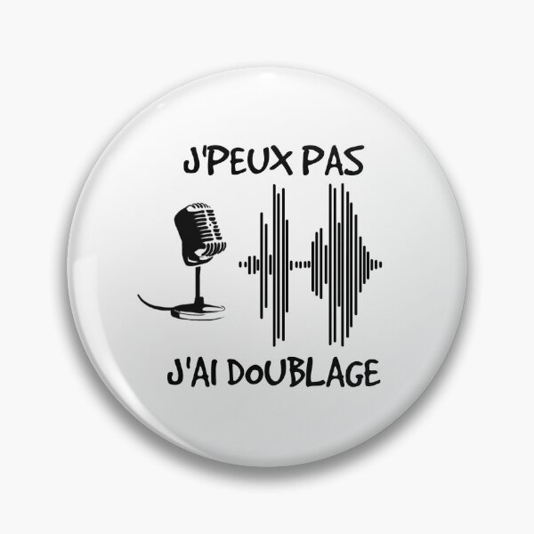 Aperçu de l'œuvre J'peux pas J'ai doublage version 2/3 noir sur blanc créée et vendue par MimiGameDraw.