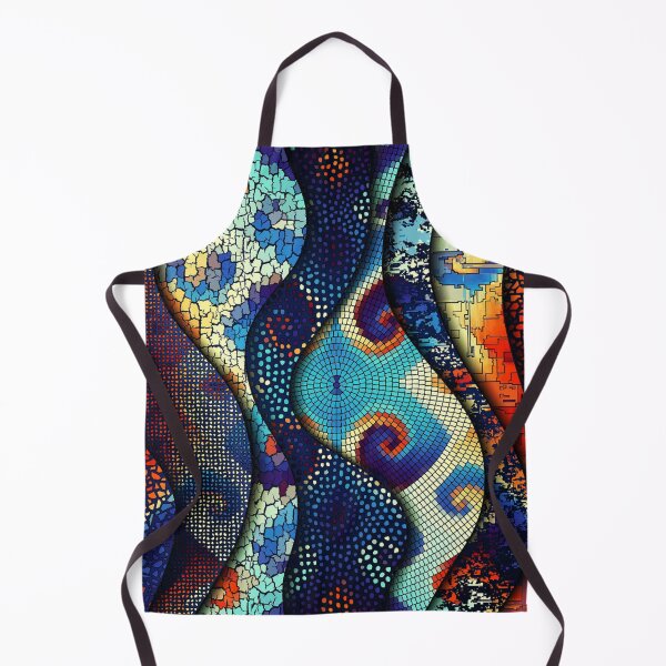 Item preview, Mosaic pattern swirl designed and sold by TondoMeander.