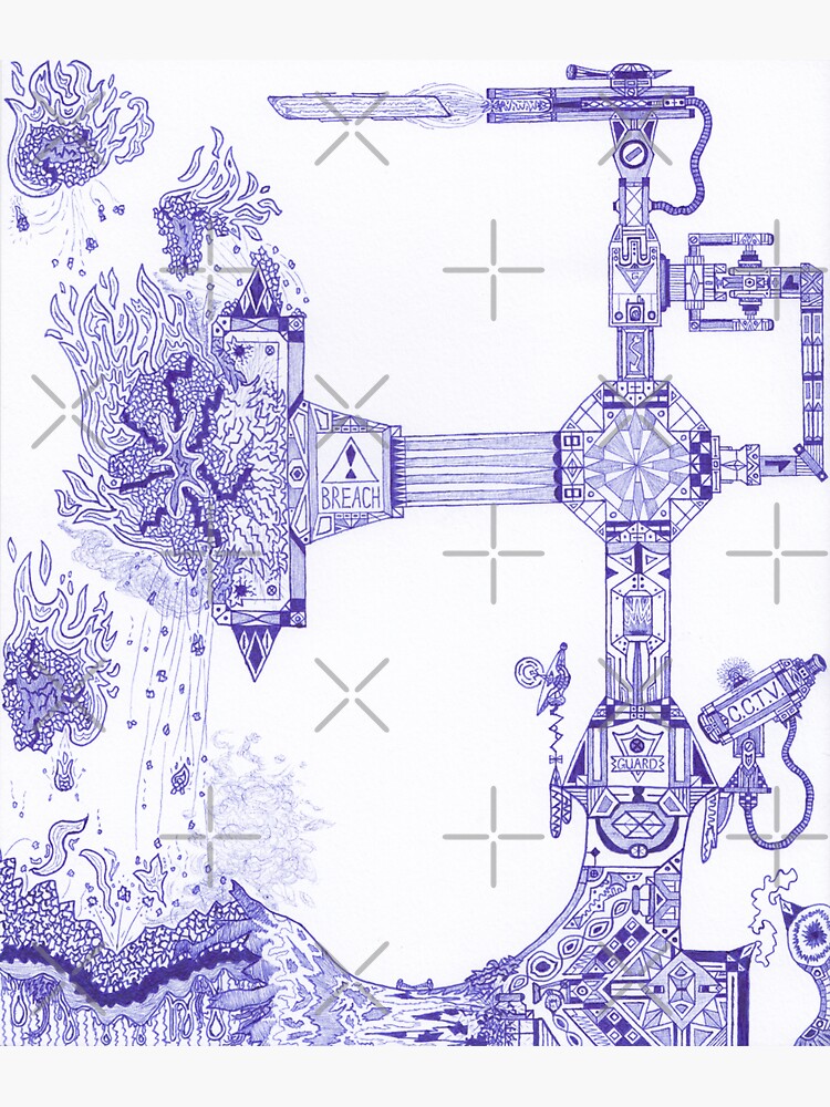 Merch #13 -- The Molten-Mechanical Clash. by Naean
