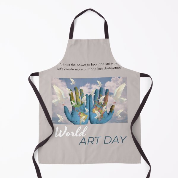 Item preview, Happy World Art Day - Art has the power to heal and unite us, let's create more of it and less destruction. designed and sold by aywchen.