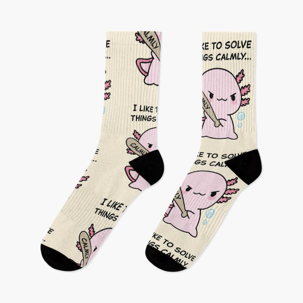 Item preview, Axolotl I like to solve things calmly... designed and sold by XoTheMonster.
