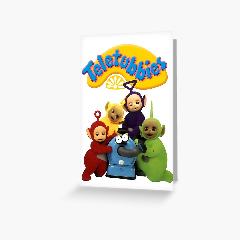 Teletubbies Pack Sticker Greeting Card For Sale By 2pointline Redbubble