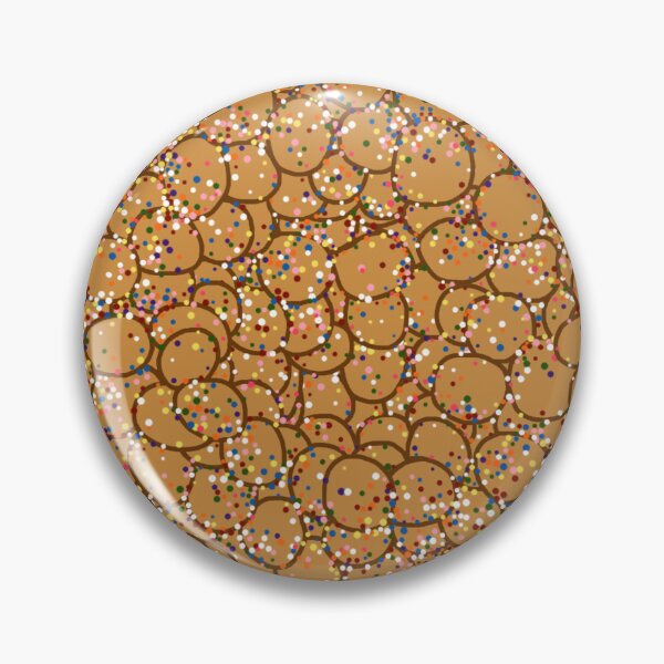 Item preview, Italian Struffoli Sprinkle Doughnut Pattern designed and sold by Deborah Camp.