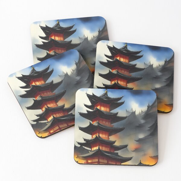 Item preview, Asia Fantasia Watercolor Building designed and sold by MudbloodStore.
