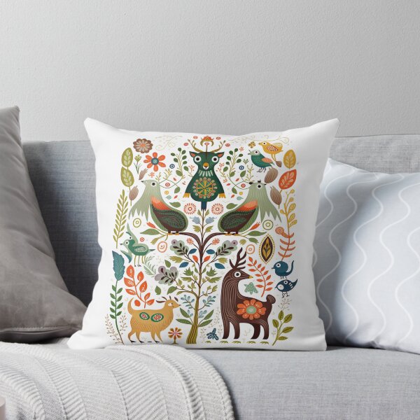 Item preview, Hygge Scandinavian Cottagecore Design of Animals and Flowers designed and sold by Kalligraphika.