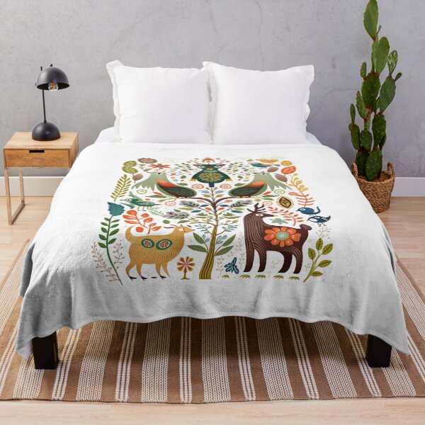Item preview, Hygge Scandinavian Cottagecore Design of Animals and Flowers designed and sold by Kalligraphika.