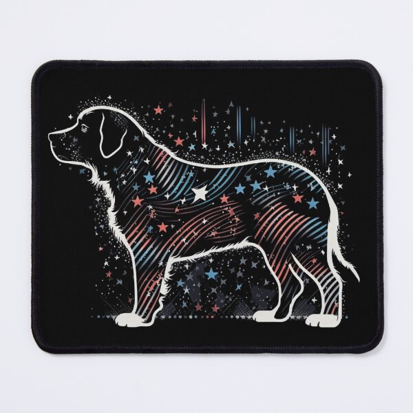 Item preview, US flag and dog designed and sold by Zaolta.