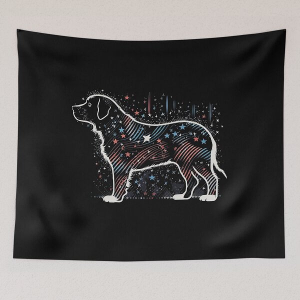 Item preview, US flag and dog designed and sold by Zaolta.