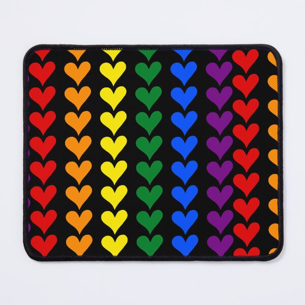 Item preview, Row of Hearts Pride Rainbow Color red, purple, yellow, green, blue, orange designed and sold by Ching Teoh.