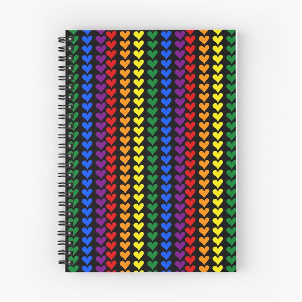 Artikelvorschau, Reihe der Herz-Stolz-Regenbogen-Farbe rot, purpurrot, gelb, grün, blau, orange entworfen und verkauft von Ching Teoh.