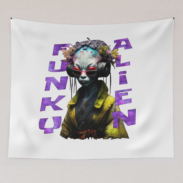 Item preview, Funky alien 02 designed and sold by MartianBunnyH.