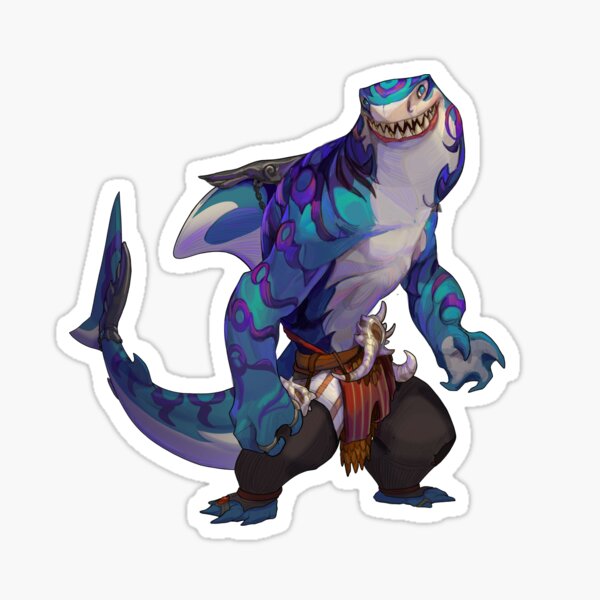 Sharkfolk Sticker