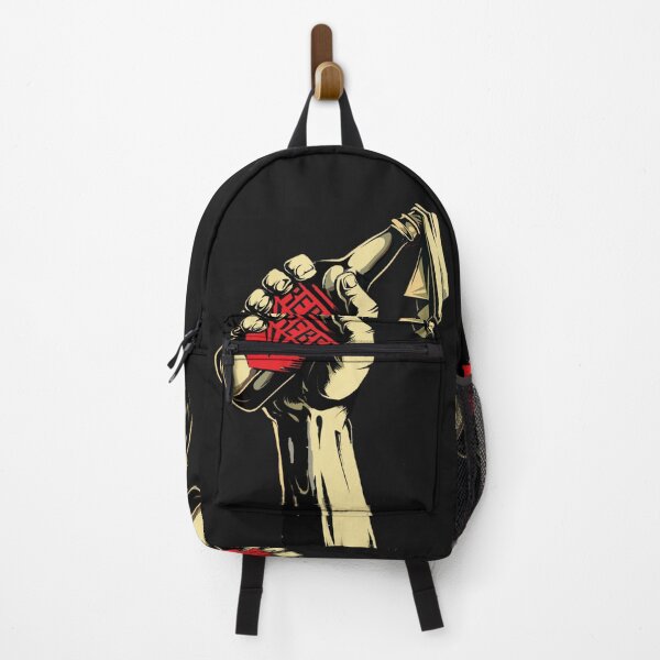 Item preview, Raised Fist, clutching a bottle with the word Rebel in Red - Protests in France designed and sold by Vintage Hustle.