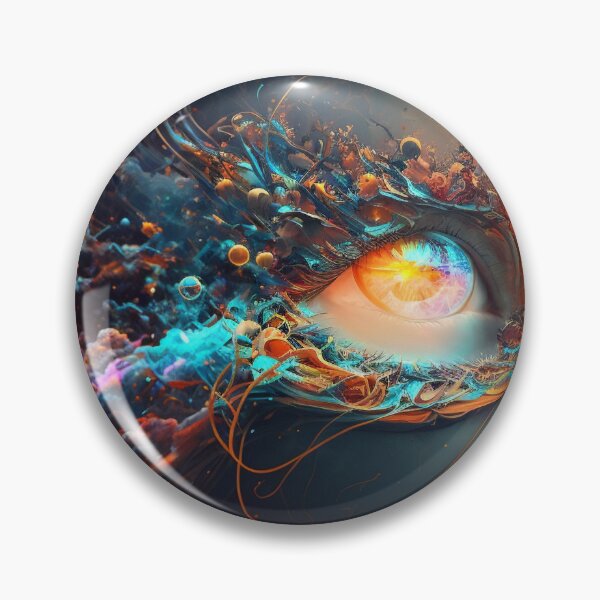 Artikelvorschau, Psychedelic Imagination Visionary Big Eyes entworfen und verkauft von mind-melt-er.