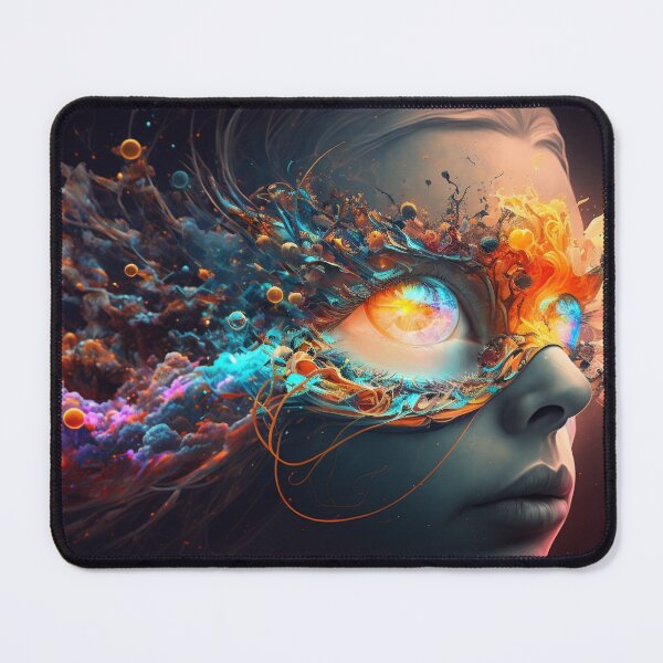 Item preview, Psychedelic Imagination Visionary Big Eyes designed and sold by mind-melt-er.