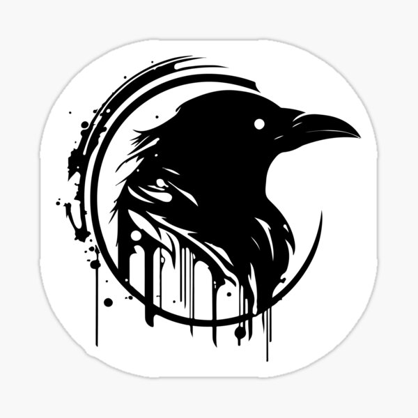 ArtStation - Skull and raven tattoo design