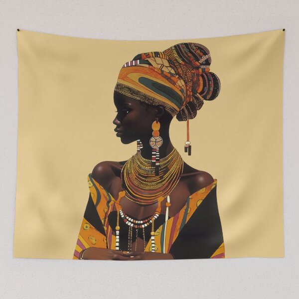 Aperçu de l'œuvre Tenue Traditionnelle Africaine créée et vendue par Luseann.