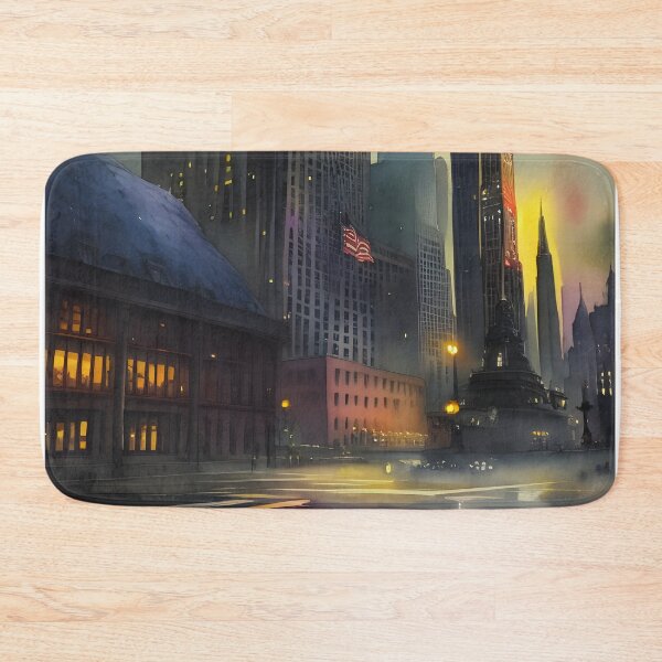 Item preview, USA Building Fantasia Watercolor designed and sold by MudbloodStore.