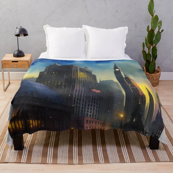Item preview, Edificio EEUU Fantasia Watercolor designed and sold by MudbloodStore.