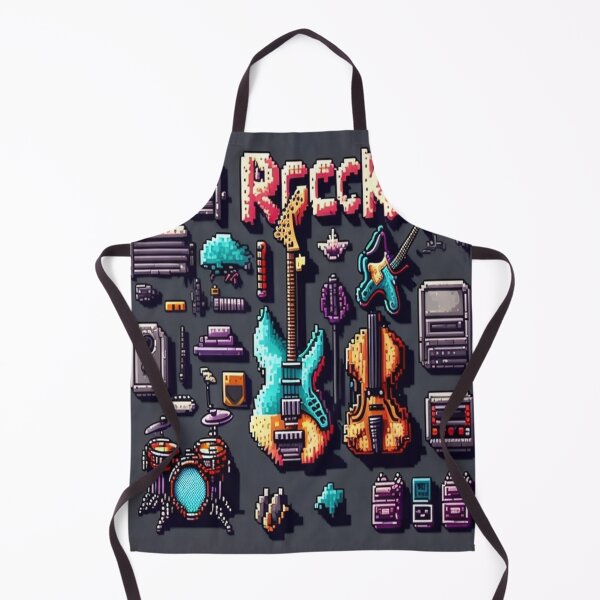 Item preview, Rock roll, pixel arte designed and sold by Luhgoveiia.