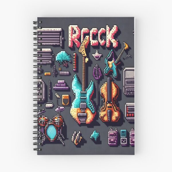 Item preview, Rock roll, pixel arte  designed and sold by Luhgoveiia.