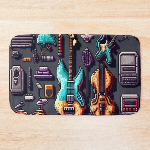 Item preview, Rock roll, pixel arte  designed and sold by Luhgoveiia.