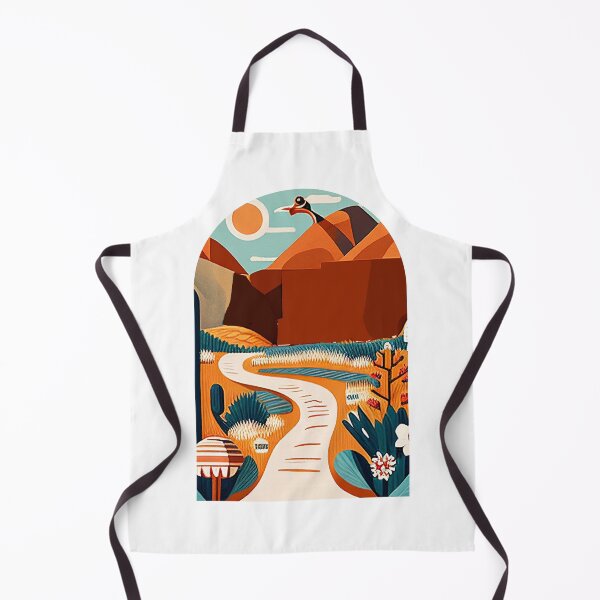 Item preview, Big Bend National Park Scandinavian Folk Art Style Arch designed and sold by PikoApparel.
