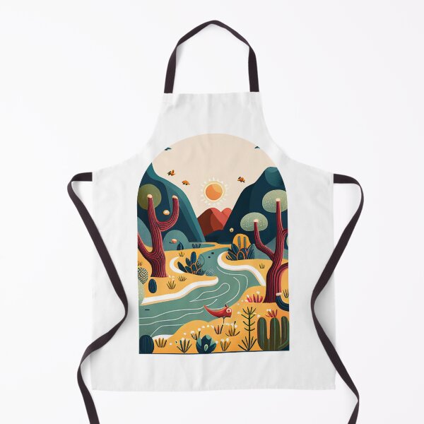 Item preview, Big Bend National Park Scandinavian Folk Art Style Arch designed and sold by PikoApparel.