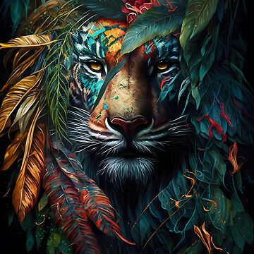 Tiger 🐅 in 2023  Animal portraits art, Big cats art, Tiger artwork