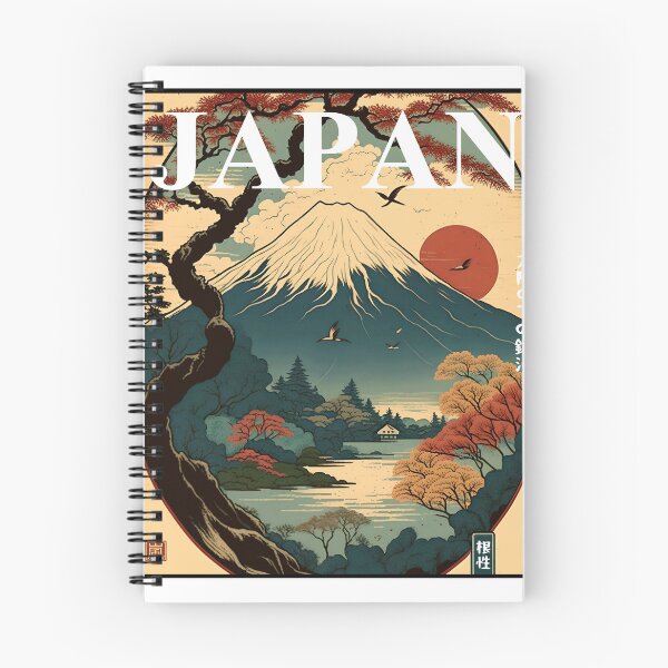 Item preview, Japan - Mt. Fuji - VINTAGE JAPANESE ART designed and sold by Galaxy Under The Sun.