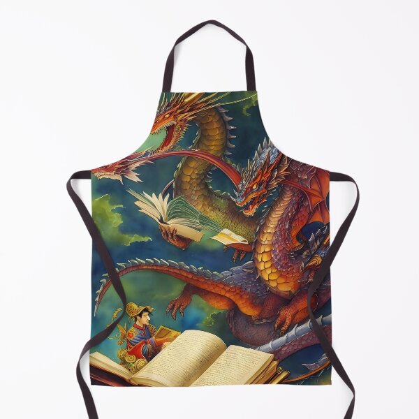 Item preview, Dragon Oriental Leyendo Fantasia Watercolor designed and sold by MudbloodStore.
