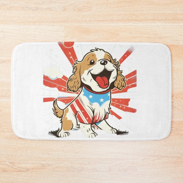 Item preview, US flag and dog designed and sold by Zaolta.