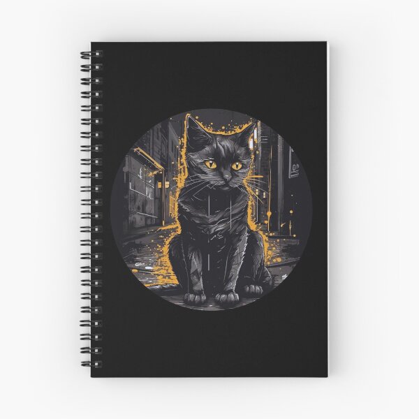 Item preview, Cat Daddy Black Cat vintage Eighties Style Cat Retro designed and sold by Shop801.