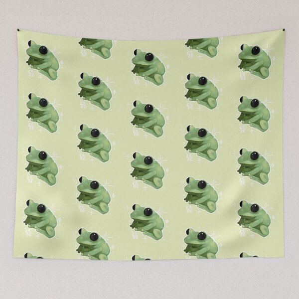 Item preview, Green Cartoon Frog designed and sold by HeyGijay.
